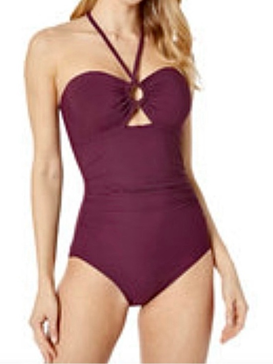 kate spade Other - Kate Spade New York Bandeau Halter One-Piece Swimsuit